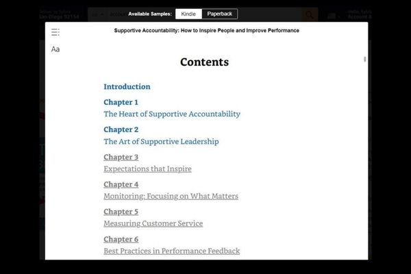 Table of Contents